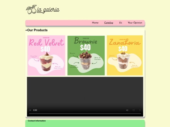 Sitio Web empresarial/Catalogousa screenshot