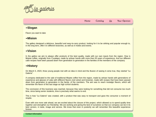 Sitio Web empresarial/Nosotrosusa screenshot