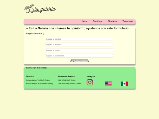 Sitio Web empresarial/Tu-Opinion screenshot