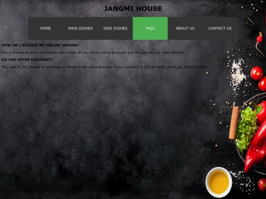 FAQS screenshot