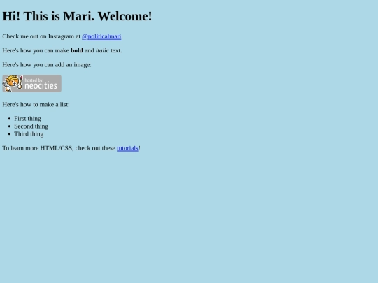 index screenshot