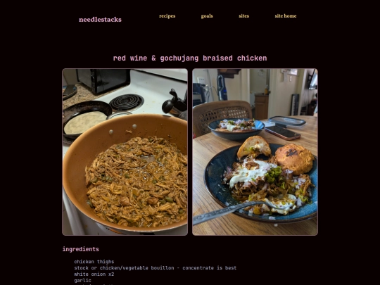 look/recipes/red-wine-gochujang-chicken screenshot