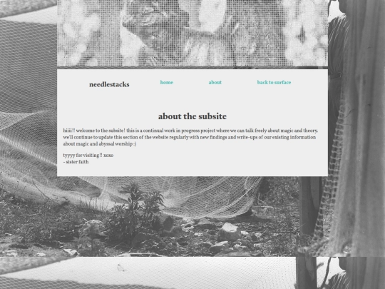 subsite/about screenshot