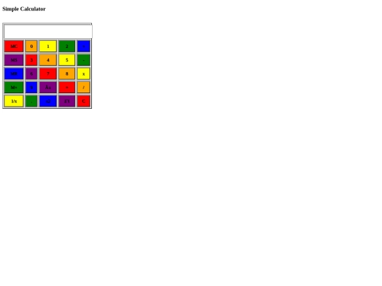 calculator screenshot