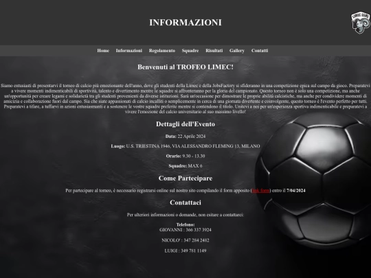 info screenshot