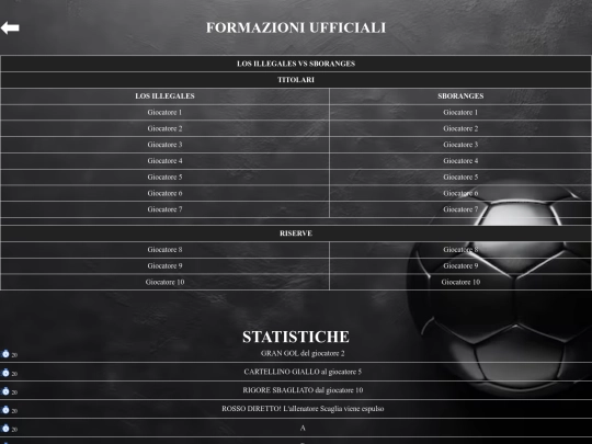 risultati1 screenshot