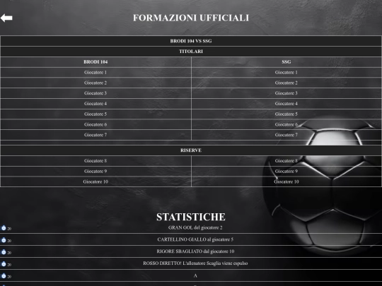 risultati2 screenshot