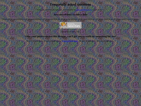 faq screenshot
