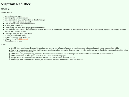 recipes/redrice screenshot