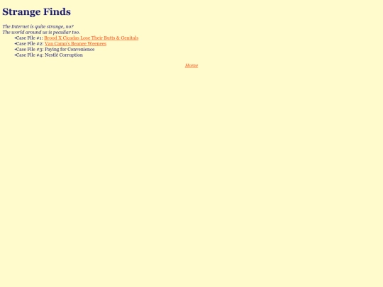 strangefinds screenshot