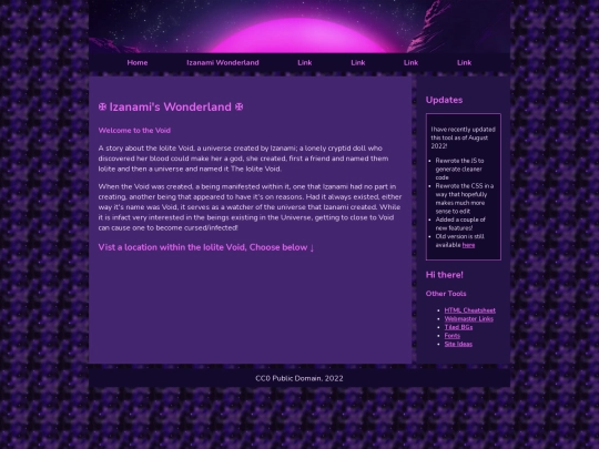 Izanami Wonderland screenshot