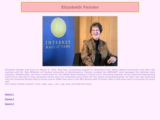 ElizabethFeinler screenshot