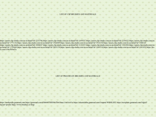links screenshot