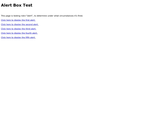 aria-test/alert screenshot