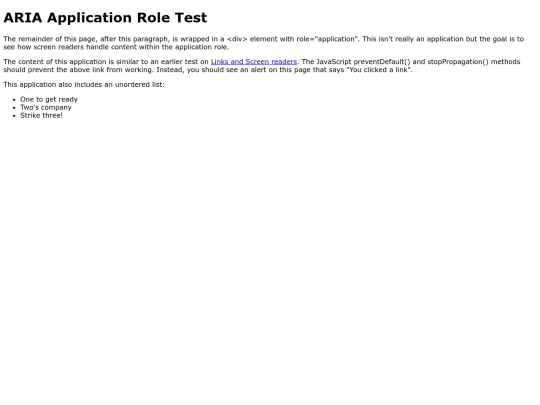 aria-test/application screenshot