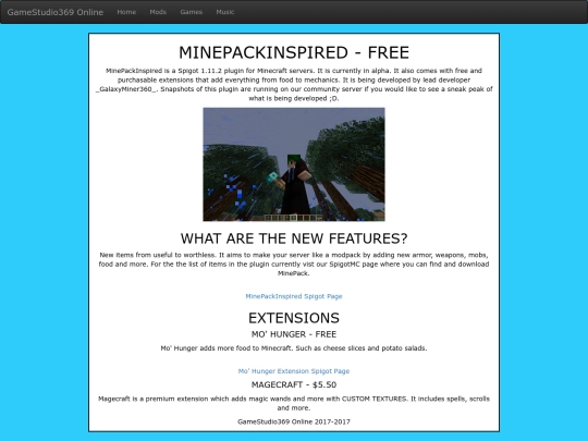 minepackinspired screenshot