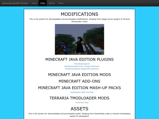 modifications screenshot
