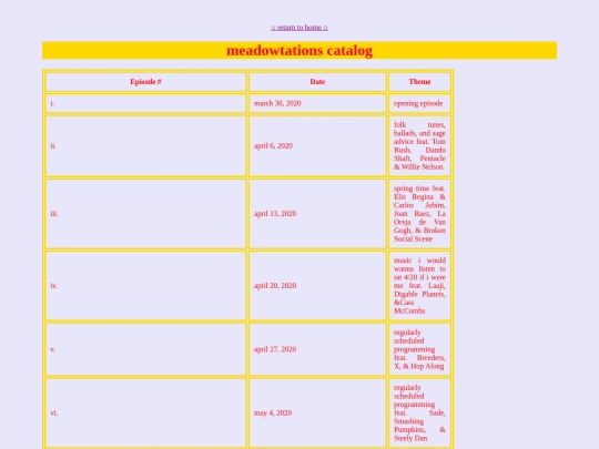 meadowtations_catalog screenshot
