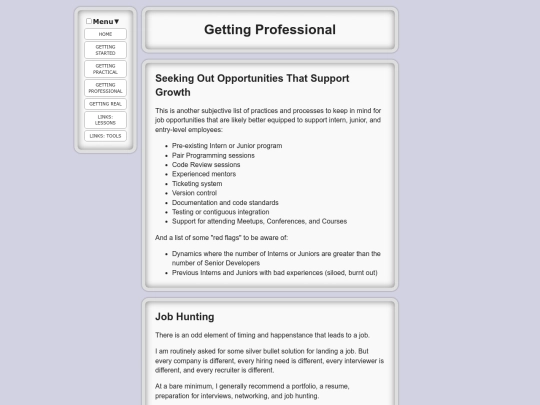 getting-professional screenshot