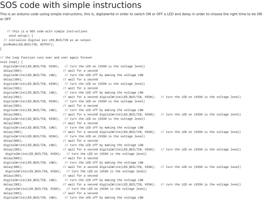 morseproject/blinking1 screenshot