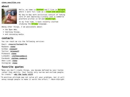 index screenshot