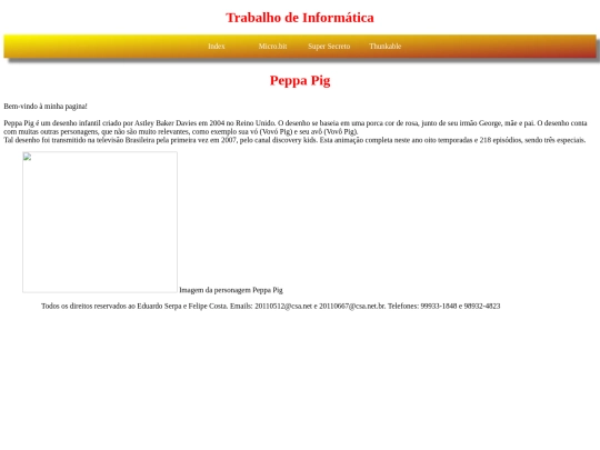 index screenshot