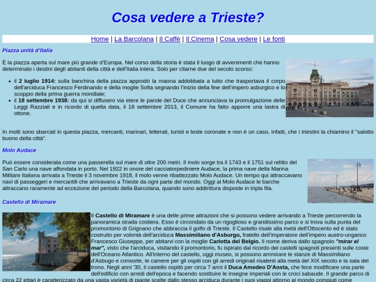 Cosavedere screenshot