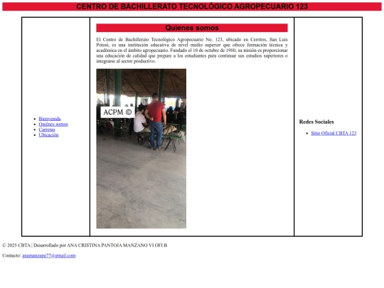 Quienes somos screenshot