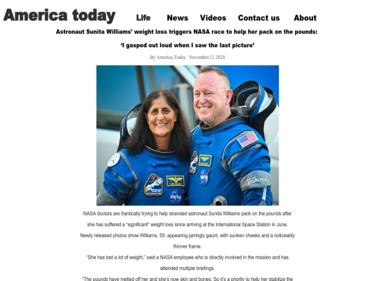 AstronautSunitaWilliams screenshot