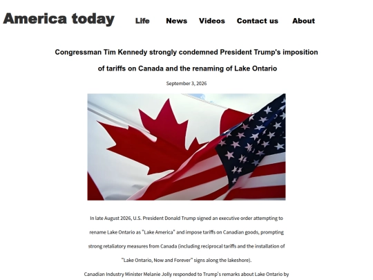 CongressmanTimKennedy screenshot