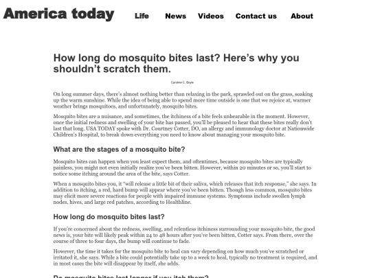 How long do mosquito bites last-life1 screenshot
