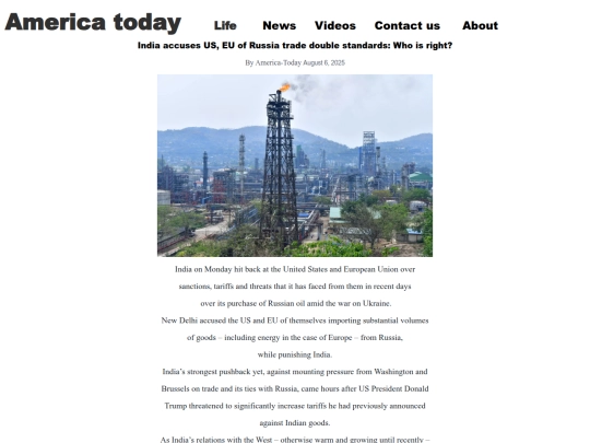 IndiaAccusesUS screenshot