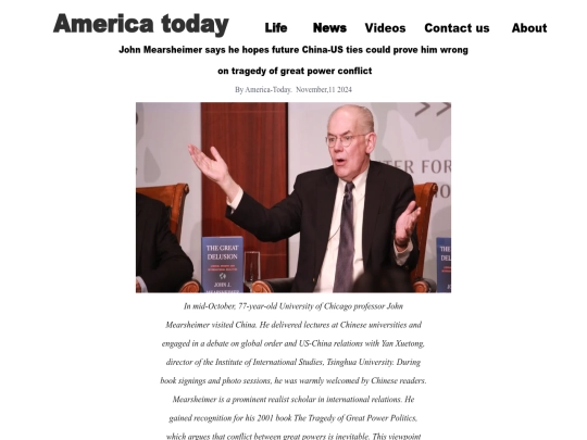 JohnMearsheimer screenshot