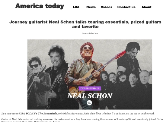 Journey guitarist Neal Schon talks screenshot