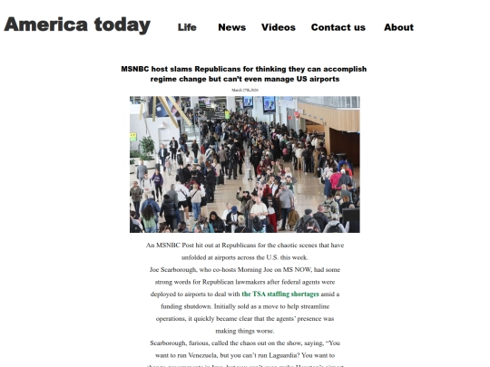 MSNBChost screenshot