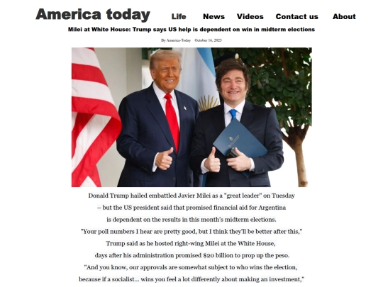 MileiAtWhiteHouse screenshot