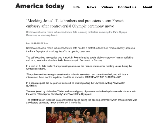 Mocking Jesus Tate brothers and protesters storm screenshot
