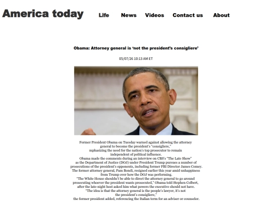Obama screenshot