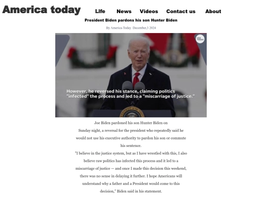 PresidentBiden screenshot