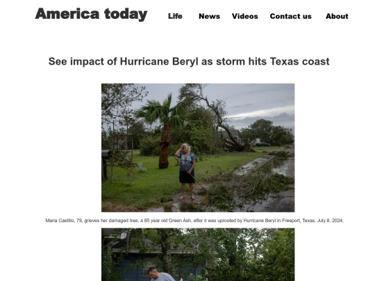 See impact of Hurricane Beryl discovery screenshot