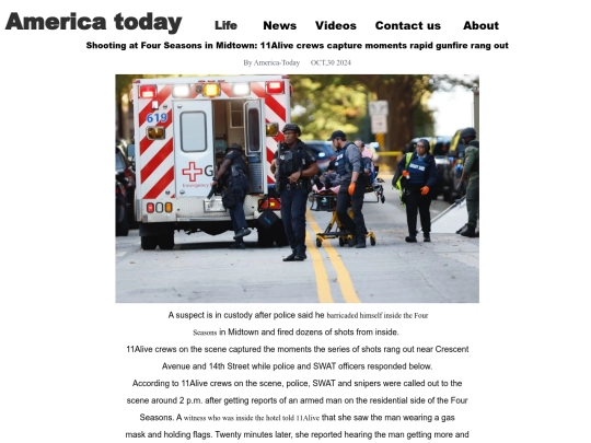 Shooting at Four Seasons in Midtown screenshot