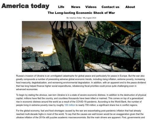 The Long lasting Economic Shock of War screenshot