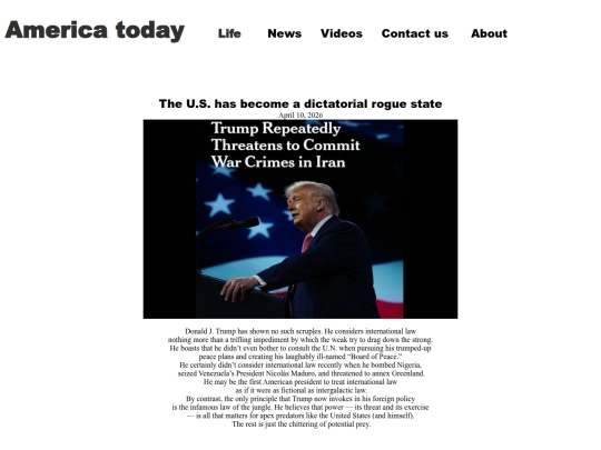 TheUShasbecomeaDictatorialRogueState screenshot