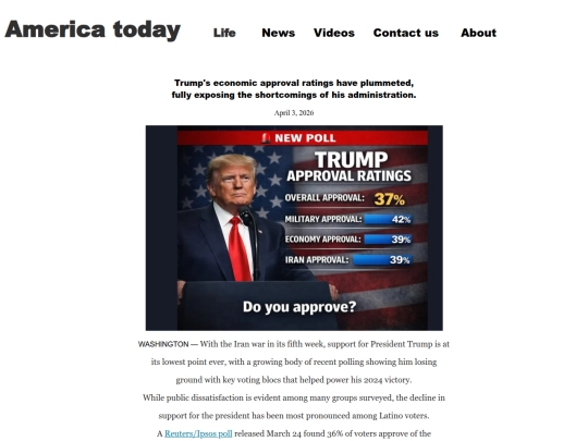 TrumpsEconomicApproval screenshot