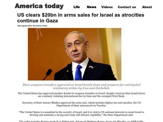 US clears $20bn in arms sales for screenshot