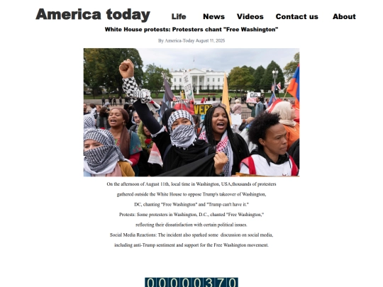 WhiteHouseProtests screenshot