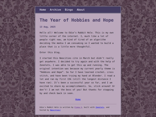 posts/2025-08-13-The-Year-of-Hobbies-and-Hope screenshot