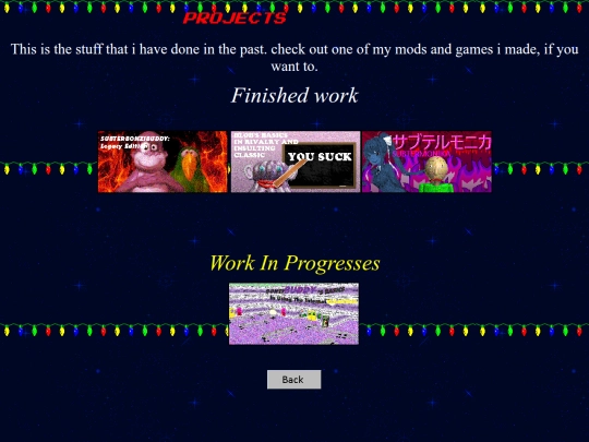 projects screenshot