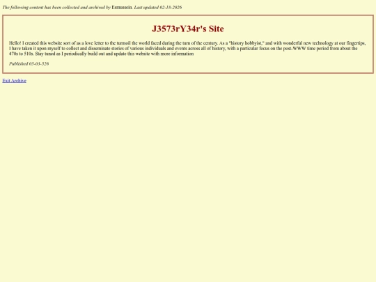 J3573rY34r-Archive screenshot