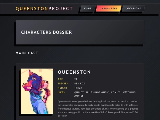 characters screenshot